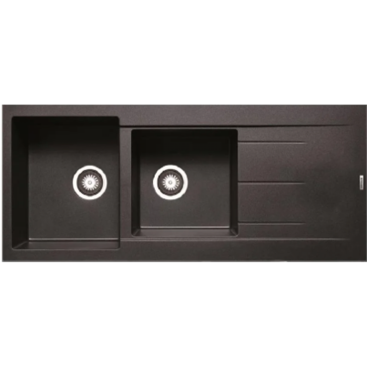 Pyramis 百利美 079812611 大小孖盆單翼花崗岩星盆 (石炭色)