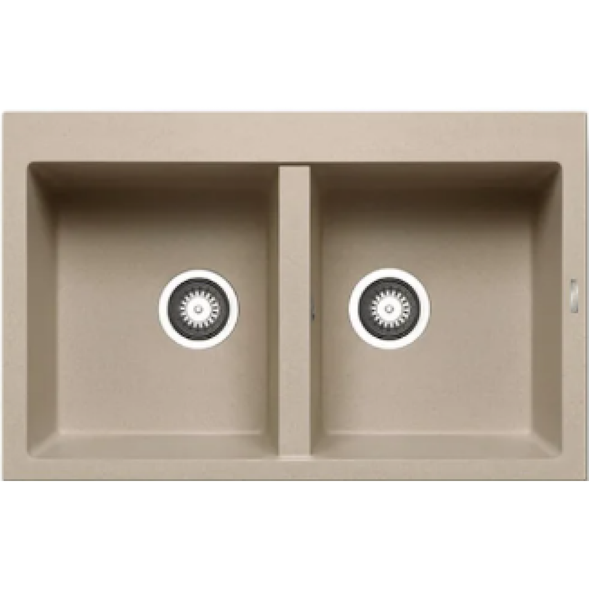 Pyramis 百利美 079811111 孖盆花崗岩星盆 (米色)