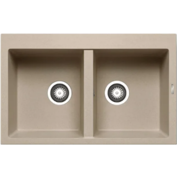 Pyramis 百利美 079811111 孖盆花崗岩星盆 (米色)