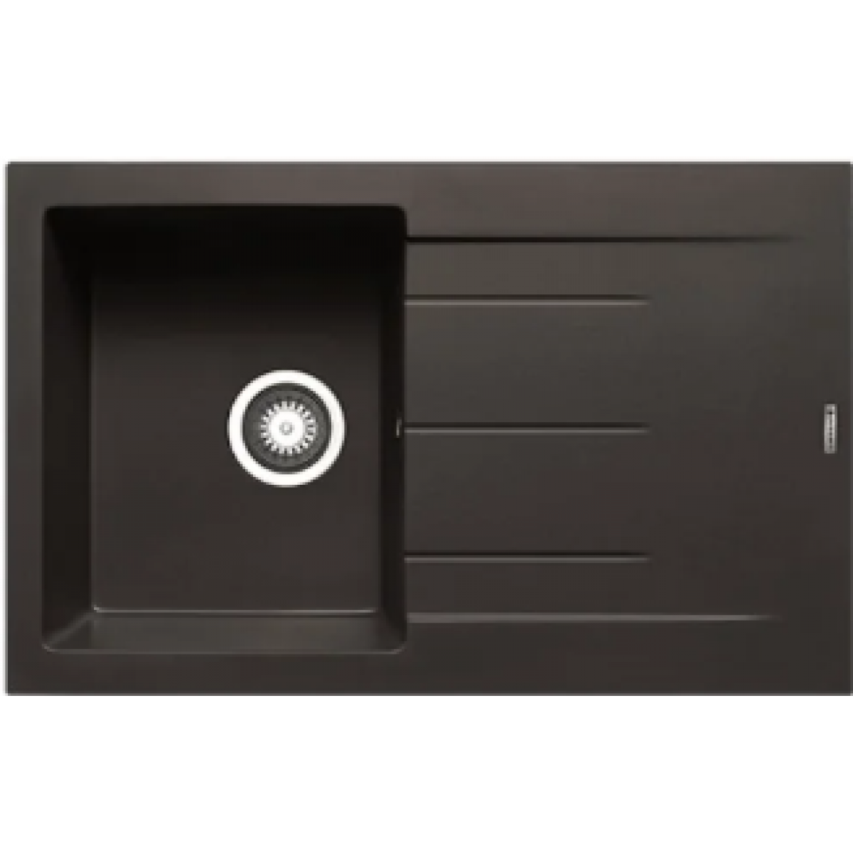 Pyramis 百利美 079810611 Alazia 花崗岩廚房昇盤 (79x50) 1B 1D (炭黑色)