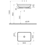 VitrA 4442B071-0016 W.Jewels 台上盆 (白色)