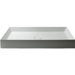 Valdama TKL0300 長方形臺上面盆 (光白)