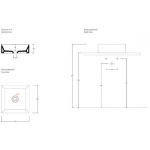 Valdama TKL0100 長方形臺上面盆 (光白) (配PI3UC00 去水)