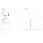 Valdama SOL0600 長方形半藏臺上面盆 (光白) (配PI2UC00去水)