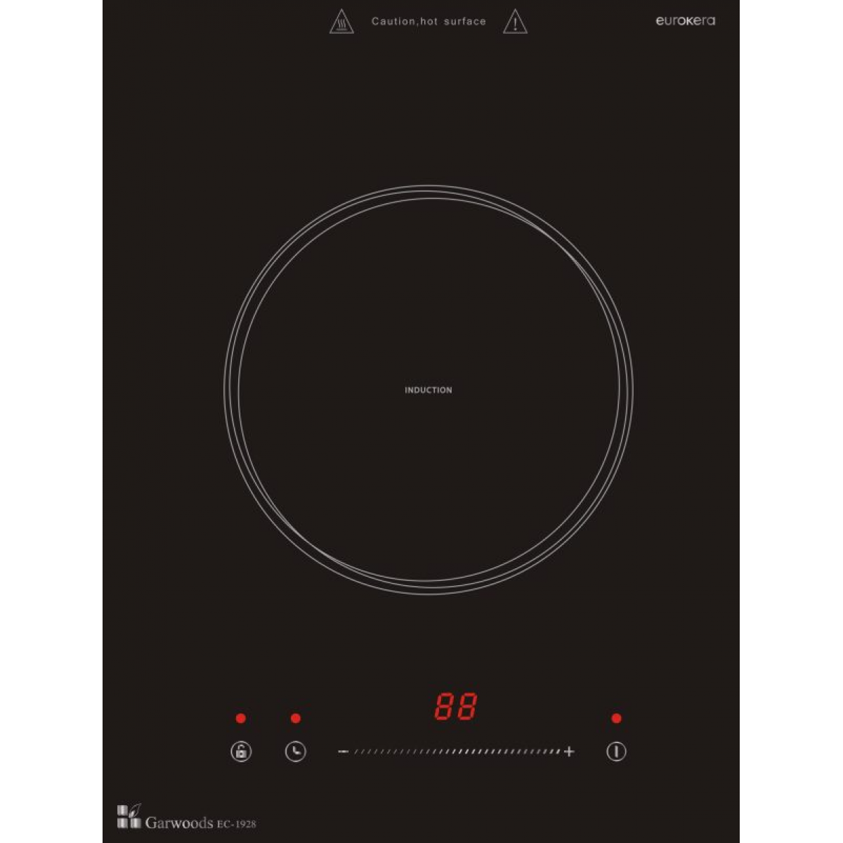 Garwoods 英國樂思 EC-1928 345毫米 單頭電磁爐