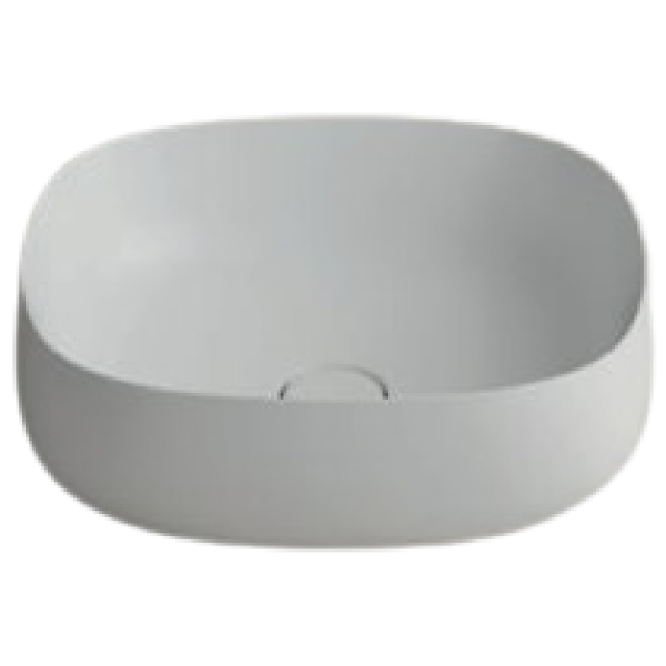 Valdama SEL01 方形臺上面盆 (PI2UC00 去水) (光白)