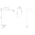 Patic PT-0695 高身單冷水面盆龍頭