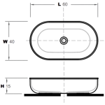 inbani PR001 PRIME 台上盆