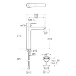 Roca 5A3C4FC00+5A014FC00+5B5450C0N Victoria Plus 龍頭套裝