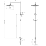 Roca 5A3C4FC00+5A014FC00+5B5450C0N Victoria Plus 龍頭套裝