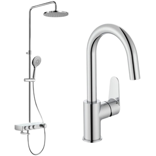 Roca 5A4A4FC00+5A9H09C0N Victoria Plus 龍頭套裝