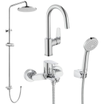 Roca 5A4A4FC00+5A014FC00+5B5450C0N Victoria Plus 龍頭套裝