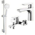 GoBoss 683 優惠套裝 (龍頭 + 浴缸龍頭 + 淋浴套裝) (槍灰色)