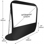 ITFIT ITFITEX34 C&T Portable Projector Screen 84吋 便攜式投影布幕