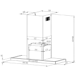 Philco 飛歌 PA700BAC 70厘米 煙囪式抽油煙機