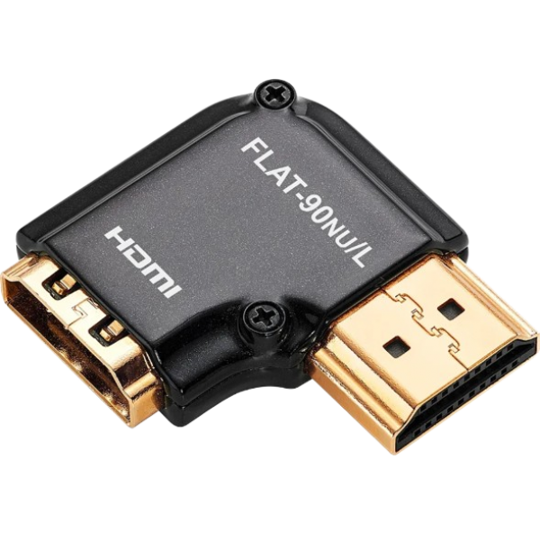 Zeskit FLAT-90NU 鋅合金 HDMI 90度轉接頭 (左)
