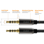 Zeskit 3.5mm Premium 立體聲音頻線 (1.2米)