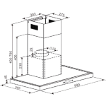 Cristal 尼斯 C903ASS-1 90厘米 煙導式抽油煙機