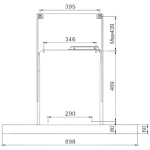 Cristal 尼斯 C1803ASS 90厘米 煙導式抽油煙機