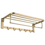 Richford RK5660 折疊浴巾架 (拉絲金色)