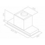 Elica HIDDEN IX/A/90 90厘米 嵌入式煙囪抽油煙機