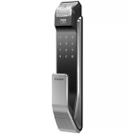 【Discontinued】Samsung SAM-SHSP718LMKEN Fringerprint/ Password/ RF-Card Smart Doorlock (Silver)