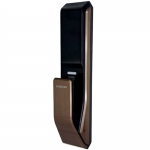 【Discontinued】Samsung SAM-SHSP718LMUEN Fringerprint/ Password/ RF-Card Smart Doorlock (Bronze)