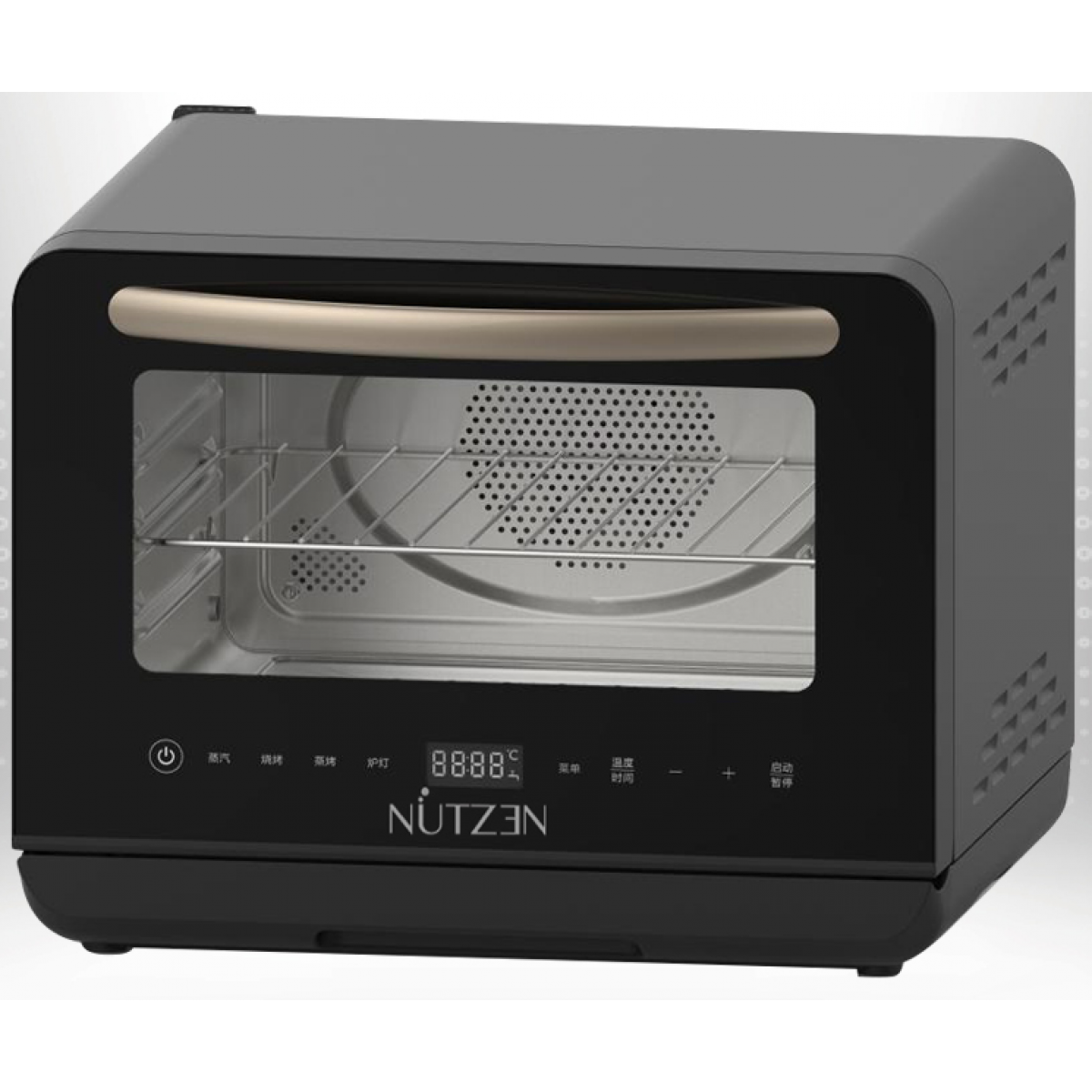 Nutzen 樂斯 NSC-2300PB 23公升多功能蒸氣焗爐：蒸烤二合一，50種預設菜單，無輻射