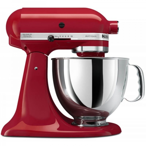 KitchenAid 5KSM150PSBER 4.8公升 Artisan 抬頭式廚師機 (帝王紅)