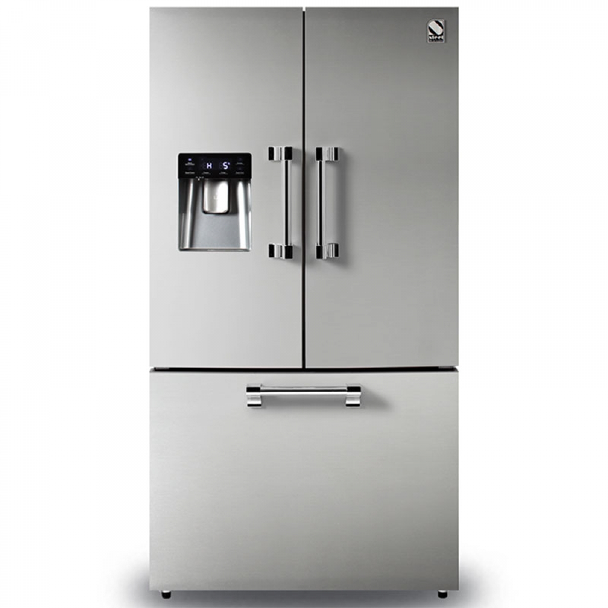 Steel AFR-9F 536公升法式三門雪櫃：A+級能效，法國門設計，寬敞容量