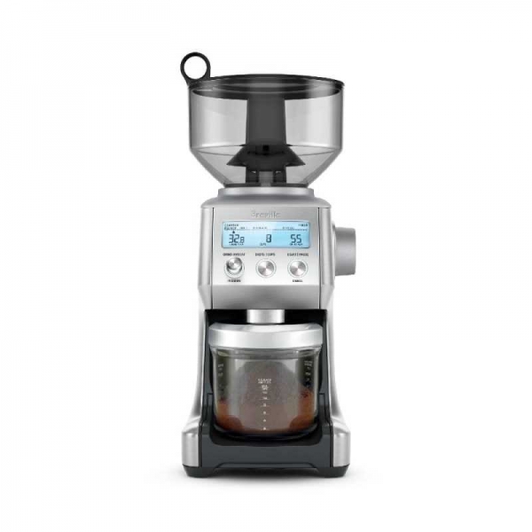 BREVILLE BCG820BSS 智能錐形刀盤咖啡豆研磨機：60段研磨設定，Dosing IQ™技術