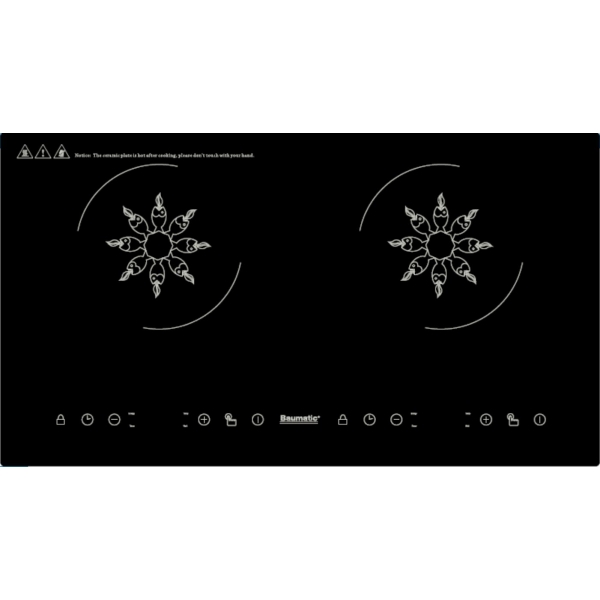 Baumatic BHI244 68厘米 黑魂系列嵌入式雙頭電磁爐