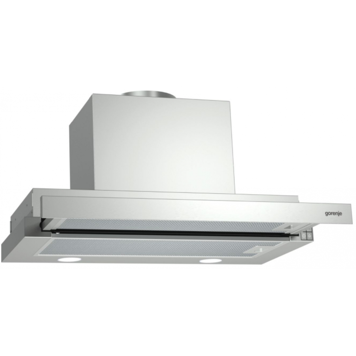 Gorenje 歌爾 BHP623E13X 60cm拉趟式抽油煙機 - 639m³/h排氣 | 防指紋不銹鋼