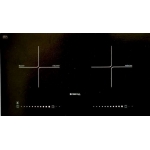 Cristal 尼斯 CI-288PS 71厘米 瓷化玻璃 嵌入式雙頭電磁爐