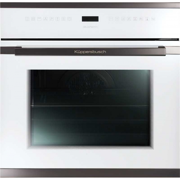 Kuppersbusch EEB6550.8WX2 嵌入式電焗爐 - 54公升，白色電鍍黑，17種燒烤程序