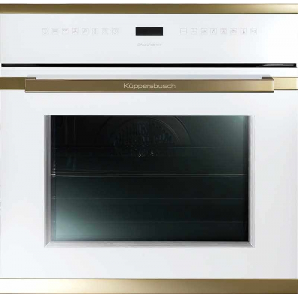 Kuppersbusch EEB6550.8WX4 嵌入式電焗爐 - 54公升，白色金色，17種燒烤程序