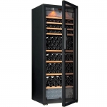EuroCave E-PURE-L Single Temperature Zone Wine Cooler (215/bottles) (Glass) (3 Sliding + 3 Wooden Shelves)