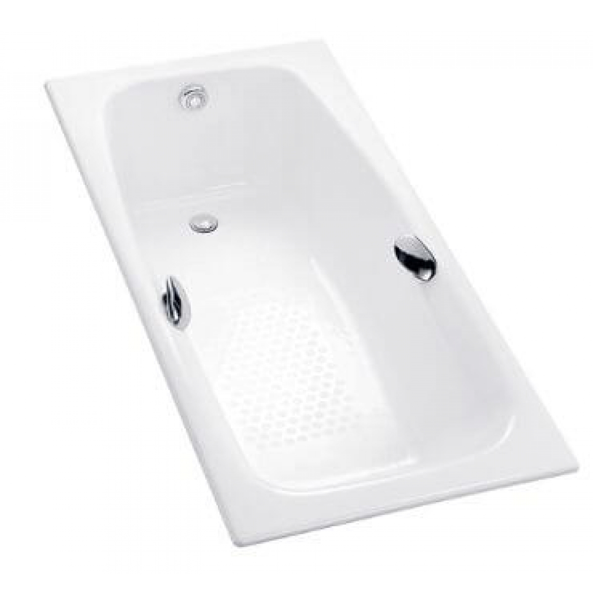 TOTO FBY1700HPE 鑄鐵浴缸 - 堅固耐用 連扶手