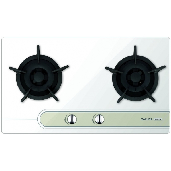 櫻花 SAKURA G2522W-LPG 雙頭嵌入式石油氣煮食爐 - 8.6kW