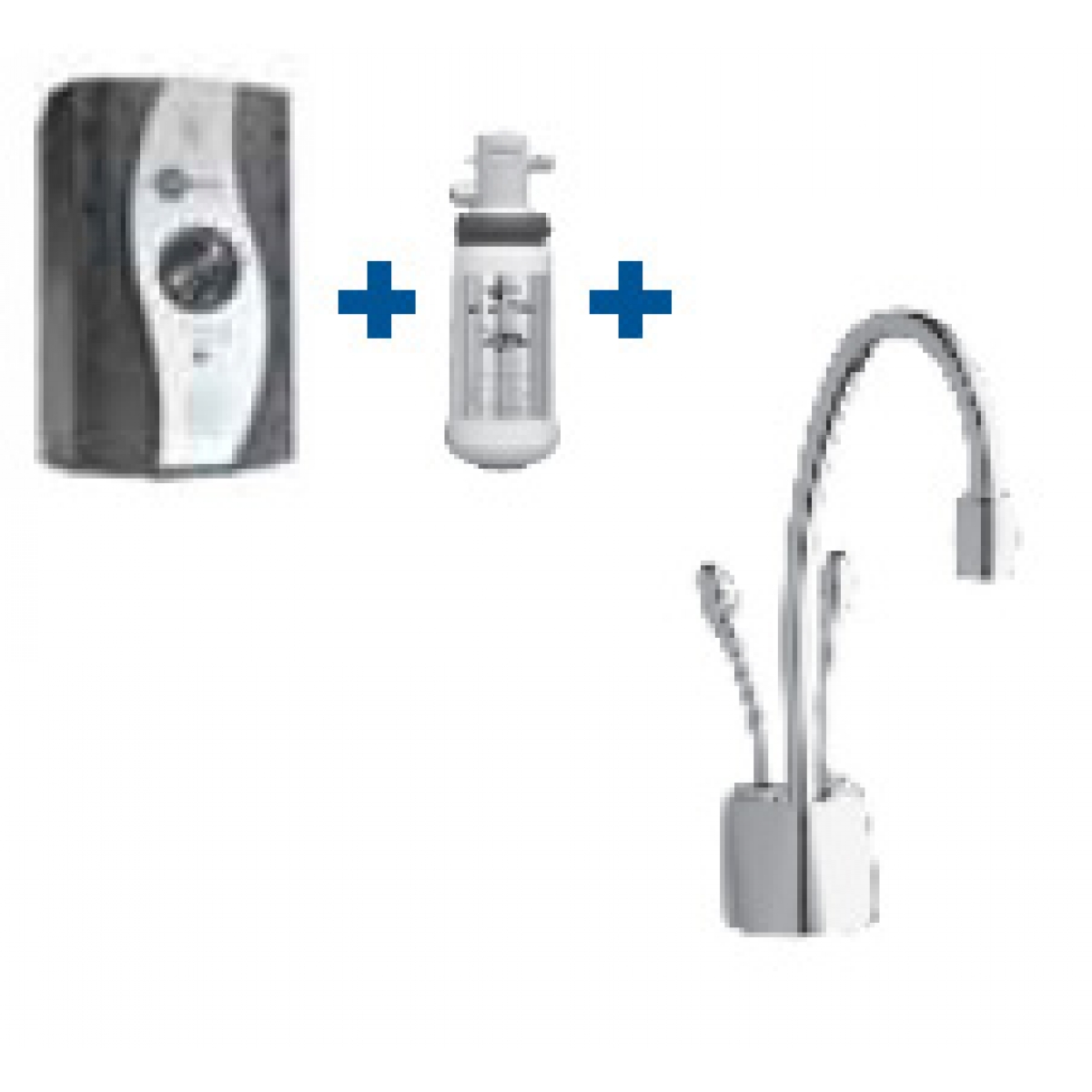 InSinkErator 愛適易 HC1100系列即熱冷濾水器：多款顏色水龍頭套裝