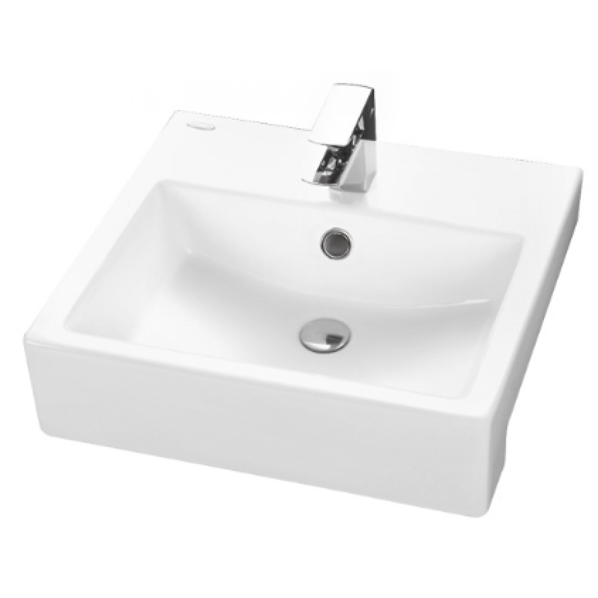 TOTO LW717RCB 半嵌式洗手盆 - 500x450mm，CEFIONTECT易潔技術