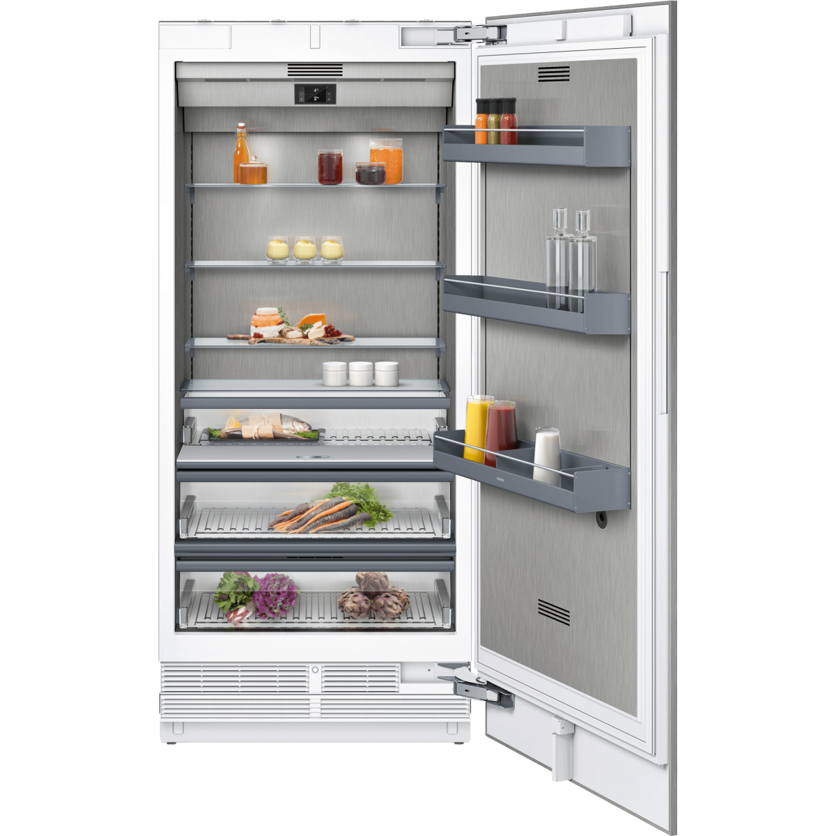 Gaggenau RC492304 567公升嵌入式單門雪櫃：A++級能效，無霜技術，TFT觸控顯示
