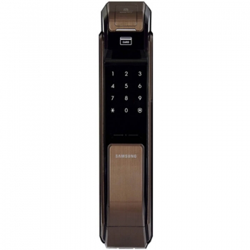 【Discontinued】Samsung SAM-SHSP718LMUEN Fringerprint/ Password/ RF-Card Smart Doorlock (Bronze)