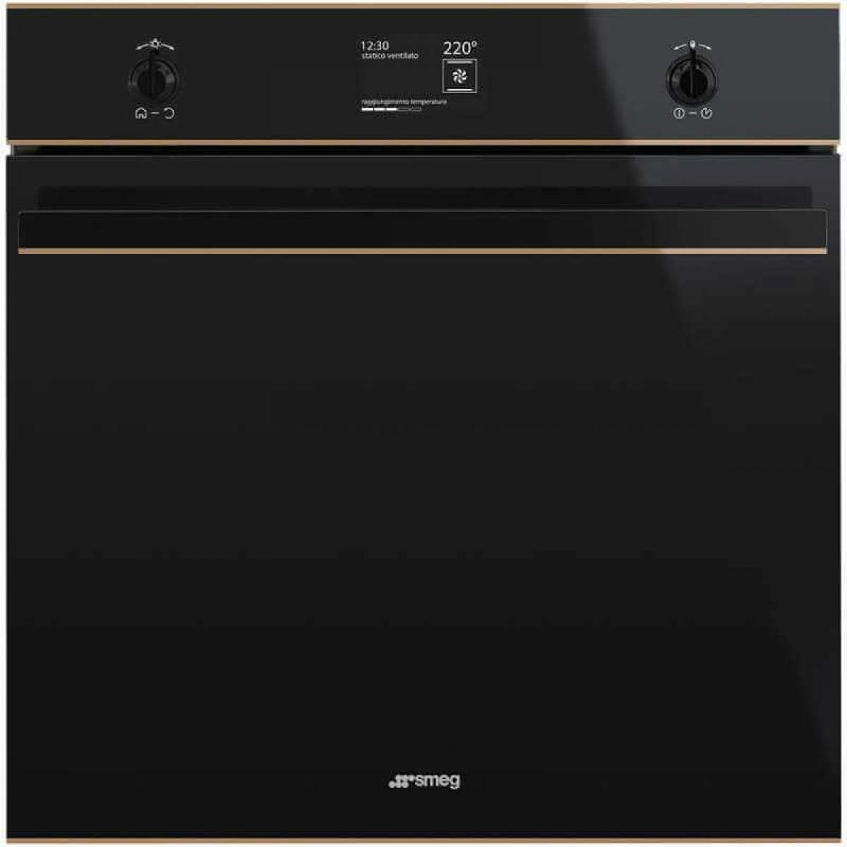 Smeg SFP6603NRE 70公升 嵌入式電焗爐 黑色玻璃