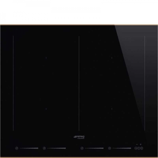 SMEG SIM662WLDR 60cm 嵌入式四頭電磁爐｜7400W總功率