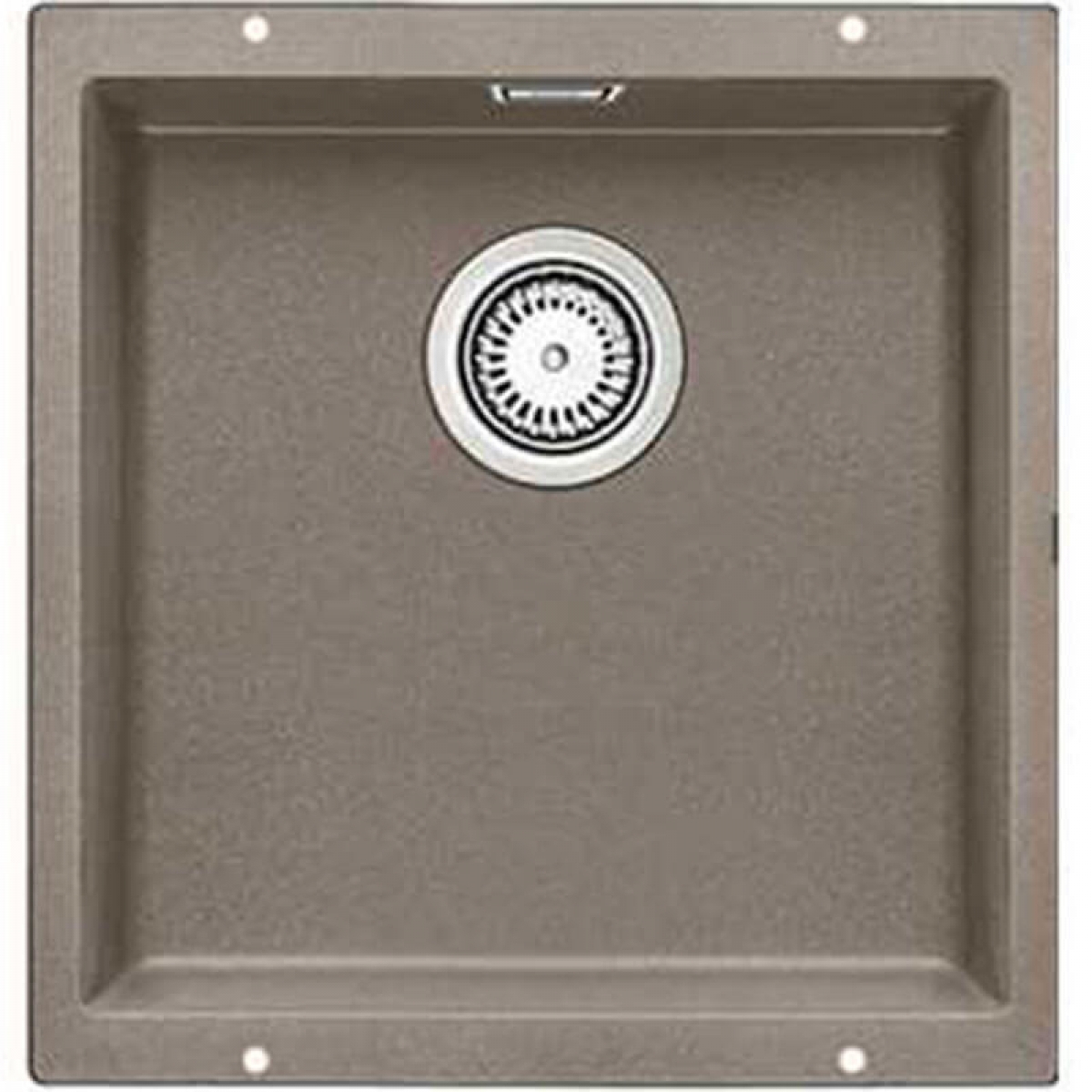 Blanco 523429 Subline 400-U 單盆昇盤 (巧克力色)