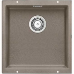 Blanco 523429 Subline 400-U 單盆昇盤 (巧克力色 Tartufo)