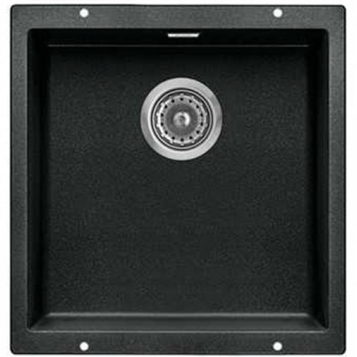 BLANCO SUBLINE 400-U(523422) 花崗岩合成單槽鋅盤 台下式 無煙煤色