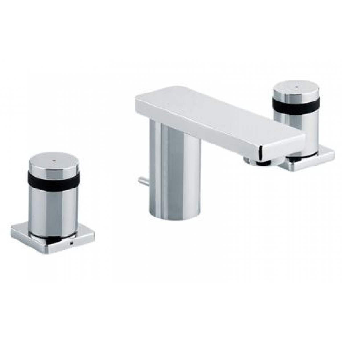 TOTO TX119LMBR 8吋洗臉盆龍頭 - 連排水器，鍍鉻飾面