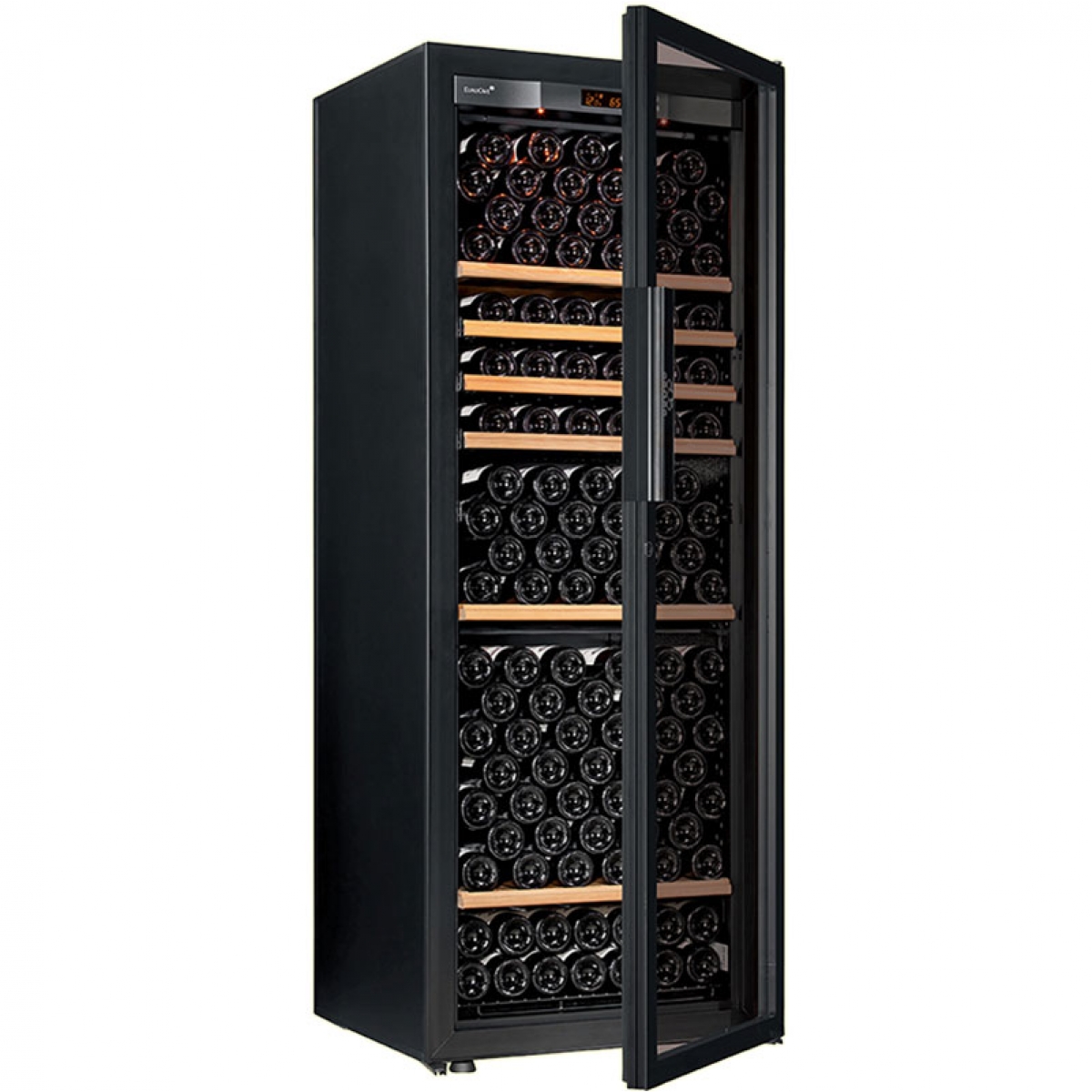 EuroCave V-PURE-L-3S-3W-G 紅酒櫃 - 專業單溫、206瓶大容量與玻璃門展示